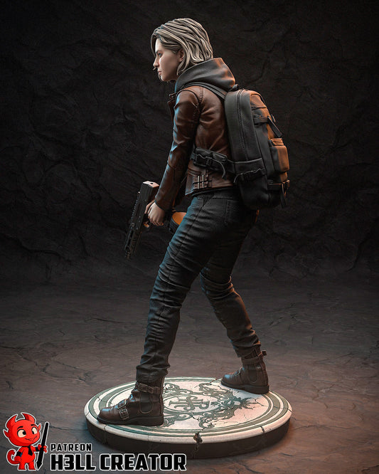 Diorama Leon Kennedy and Grace Ashcroft - Akaizustudio
