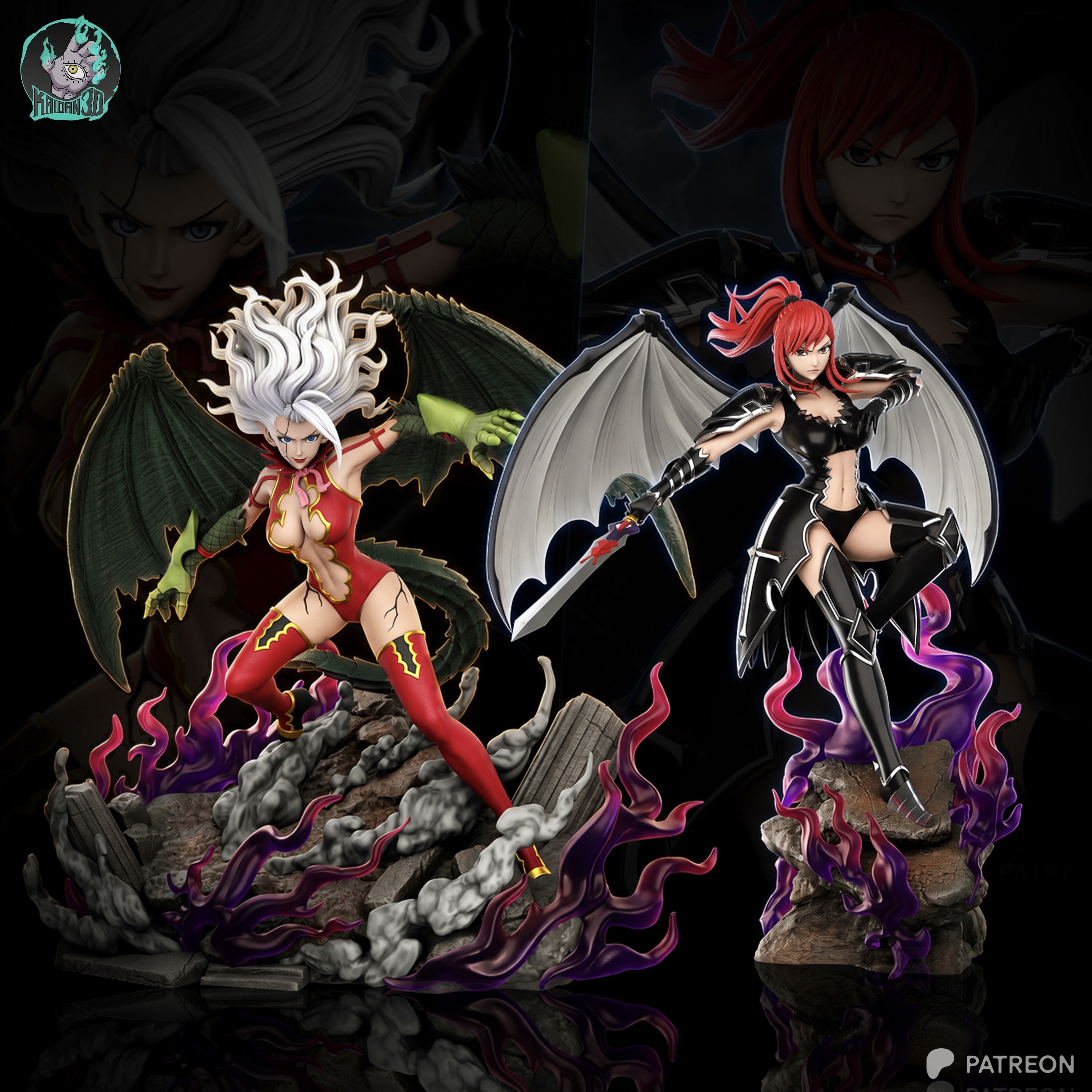 Erza x mirajane