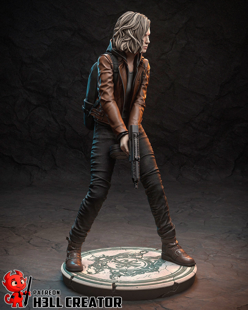 Diorama Leon Kennedy and Grace Ashcroft - Akaizustudio