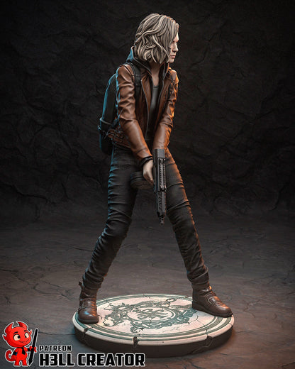 Diorama Leon Kennedy and Grace Ashcroft - Akaizustudio