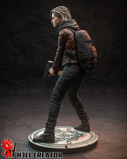 Diorama Leon Kennedy and Grace Ashcroft - Akaizustudio