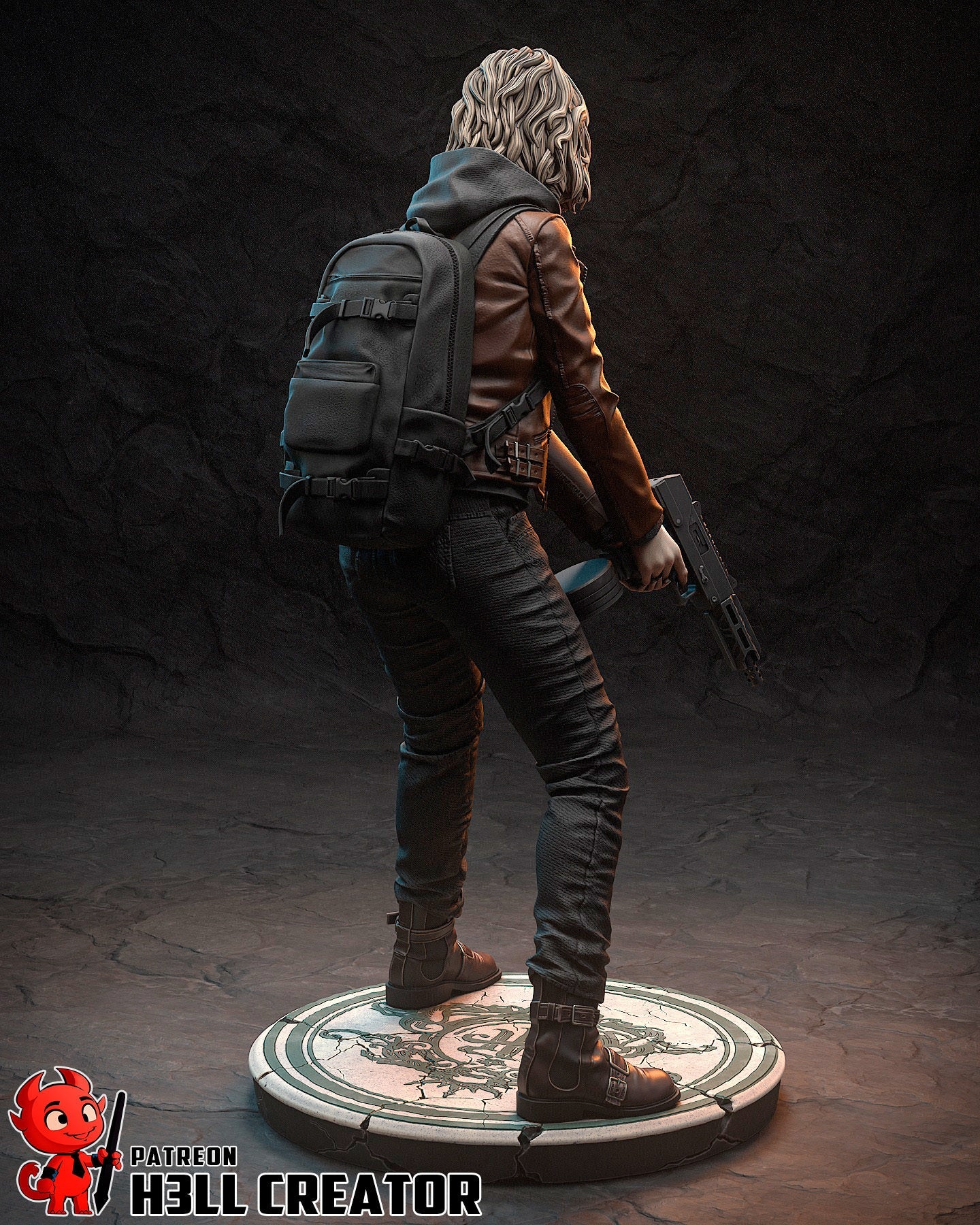 Diorama Leon Kennedy and Grace Ashcroft - Akaizustudio