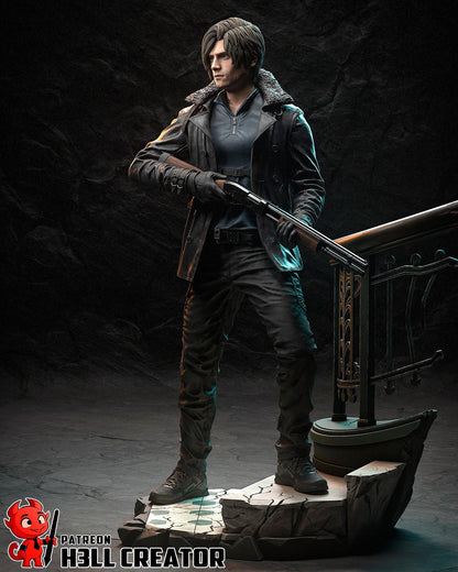 Diorama Leon Kennedy and Grace Ashcroft - Akaizustudio