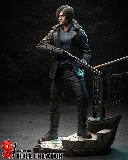 Diorama Leon Kennedy and Grace Ashcroft - Akaizustudio