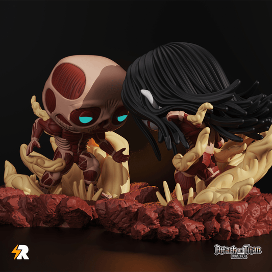 Eren vs armin colosal - Akaizustudio