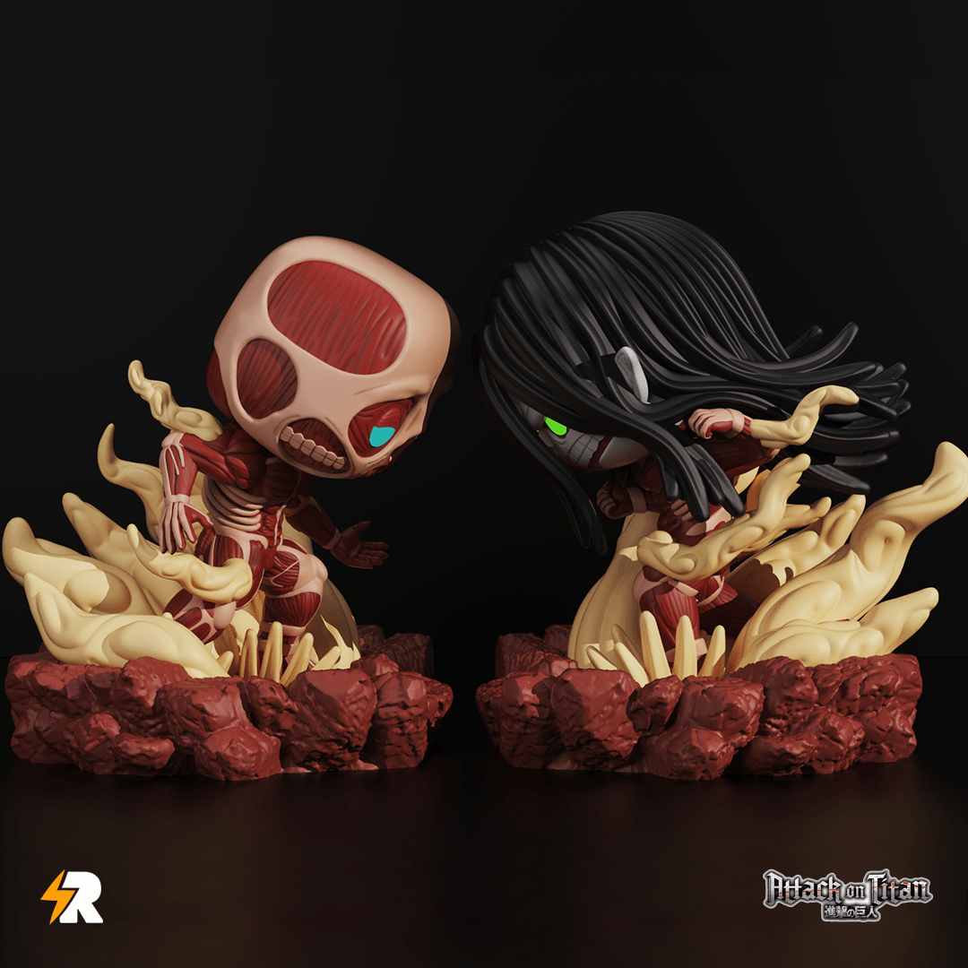 Eren vs armin colosal - Akaizustudio