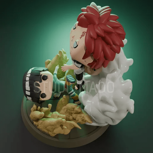 gaara vs lee - Akaizustudio