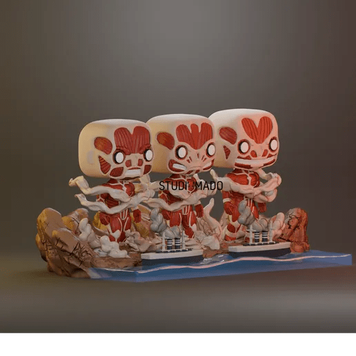 RUMBLING TITANS FUNKO - Akaizustudio