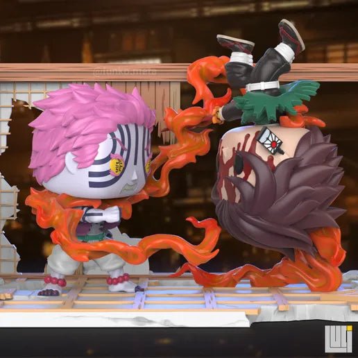 Tanjiro vs akaza - Akaizustudio